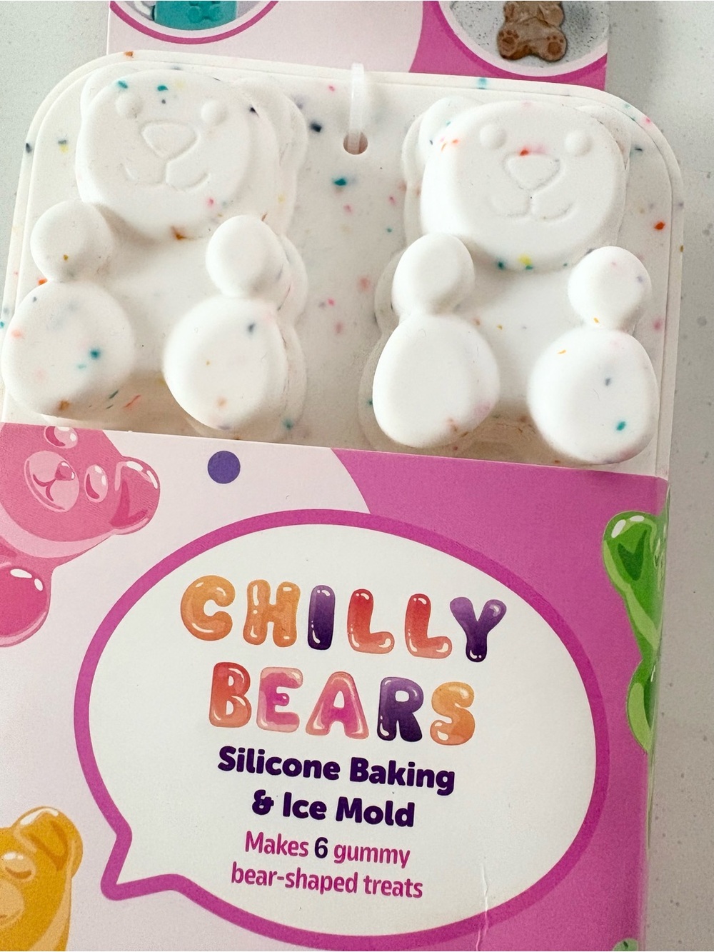 Chilly Bears Silicone Bear-Shaped Baking & Ice Mold NWT - Picture 2 of 4